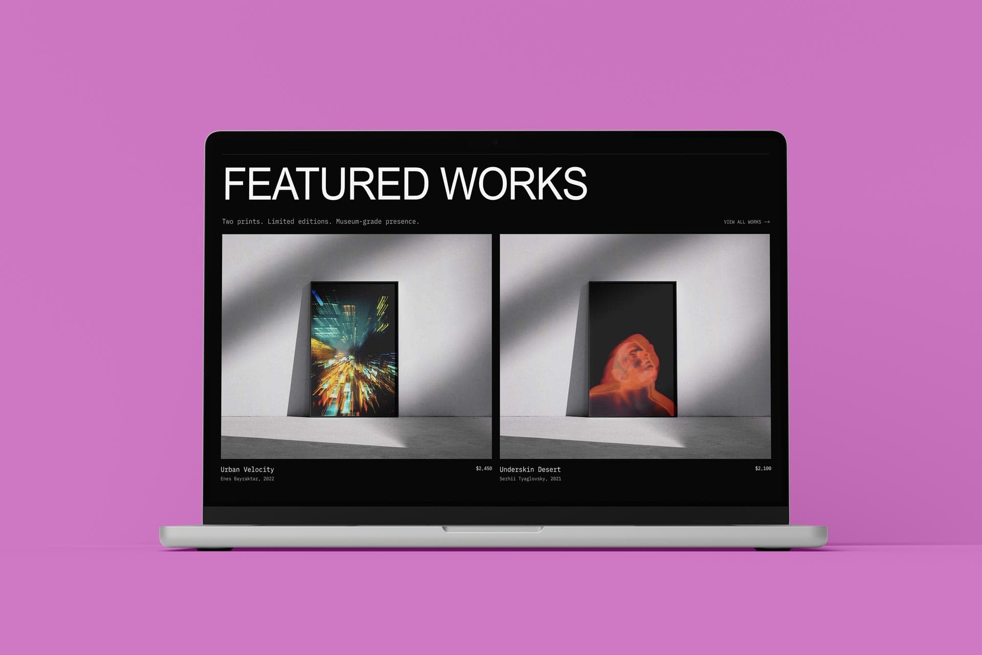 Arcane Gallery editorial art marketplace preview